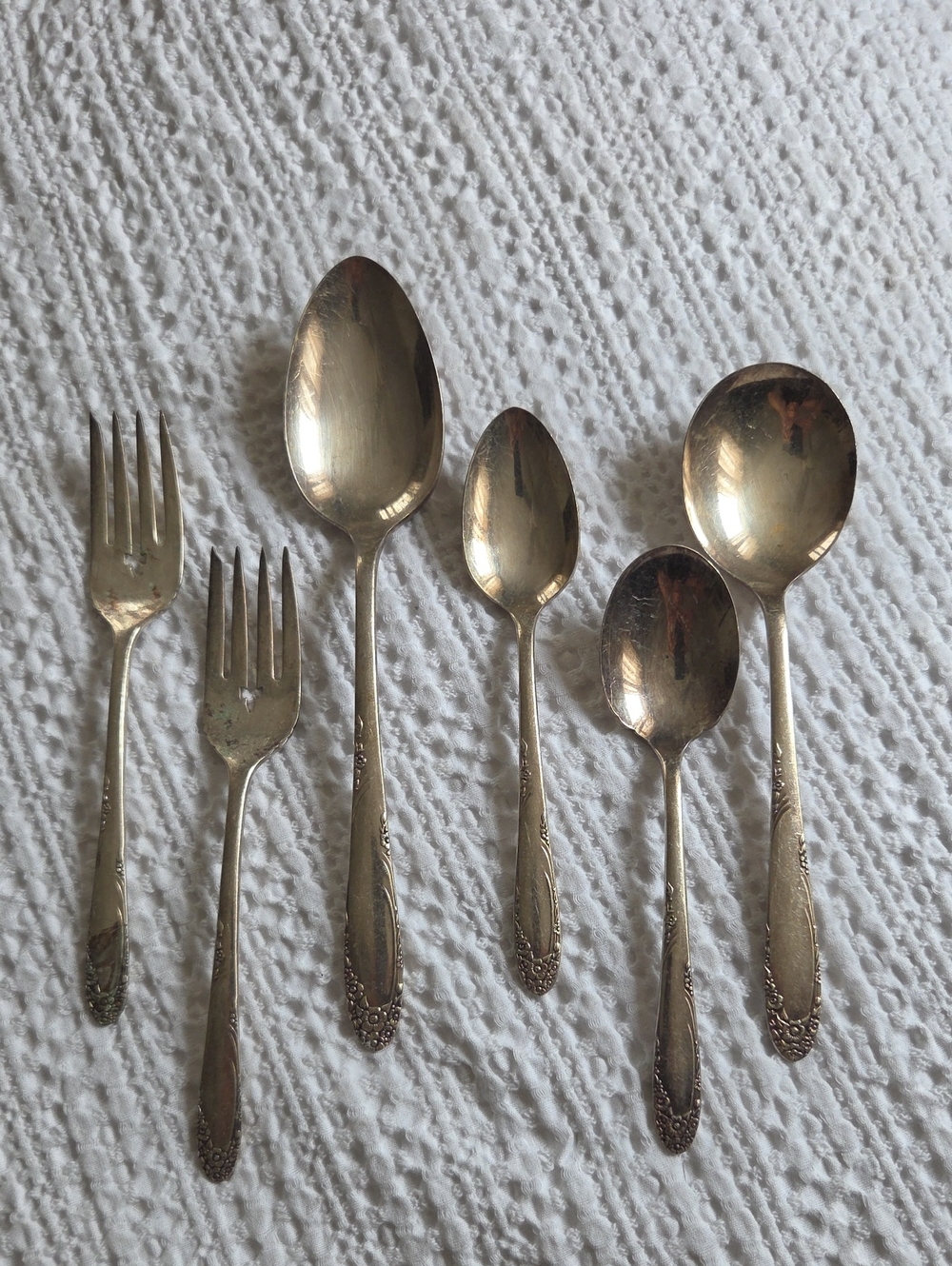 Vintage Silver Plate English Garden Aka Honeymoon 1949 By 1881 Roger's Flatware